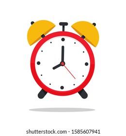 Alarm clock icon. Alarm clock that sounds loudly in the morning to wake up from bed.