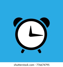 Alarm clock icon, time concept