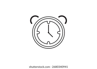 ícone do despertador, design do ícone do despertador de tempo.
