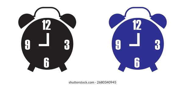 ícone do despertador, design do ícone do despertador de tempo.