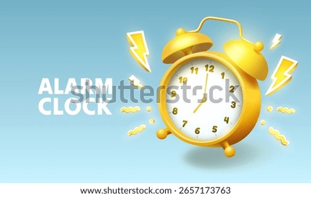 Alarm clock icon, time symbol good morning. Vector illustration