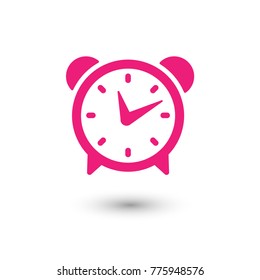 Alarm clock icon, time, wake up symbol