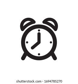 Alarm Clock Icon In Trendy  Design Vector Eps 10