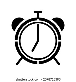 Alarm clock icon in trendy vector design illustration