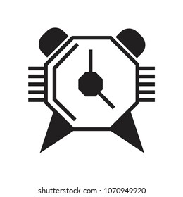 alarm clock icon vector