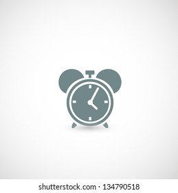 alarm clock icon vector