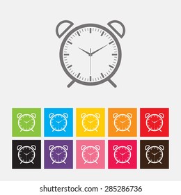 Alarm clock icon - Vector