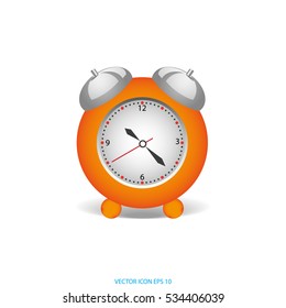 alarm clock icon, vector