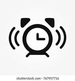 Alarm clock icon vector