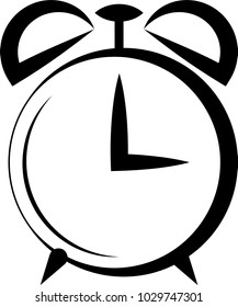 Alarm Clock Icon Vector Art Illustration
