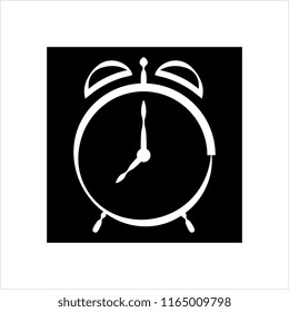 Alarm Clock Icon Vector Art Illustration