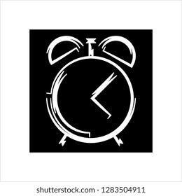 Alarm Clock Icon Vector Art Illustration