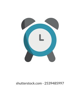 Alarm clock icon vector basic design simple and modern concept graphic