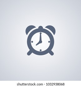 Alarm clock icon, vector best flat icon on white background , EPS 10