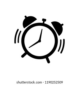 Alarm clock icon, vector best flat icon on white background , EPS 10
