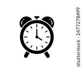 alarm clock icon vector design template elegant style
