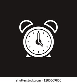 alarm clock icon. alarm clock vector design. sign design