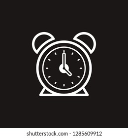 alarm clock icon. alarm clock vector design. sign design