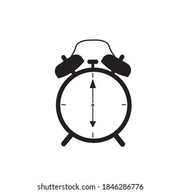 diseño vectorial de icono de reloj de alarma