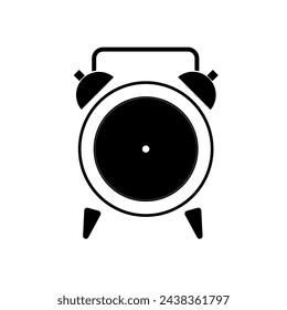 Alarm clock icon vector design art