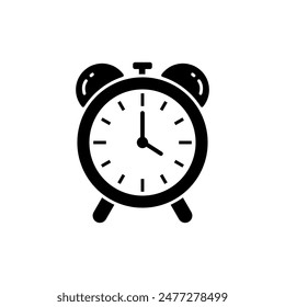 alarm clock icon vector design template elegant style