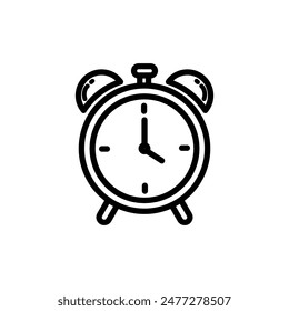 alarm clock icon vector design template elegant style