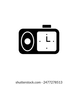 alarm clock icon vector design template elegant style