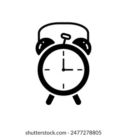 alarm clock icon vector design template elegant style