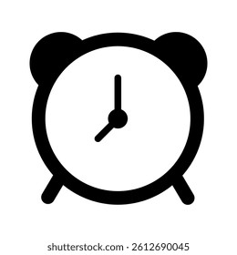 alarm clock icon vector design template elegant style.illustration