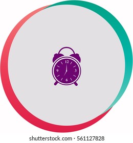 Alarm clock  icon. Vector design.