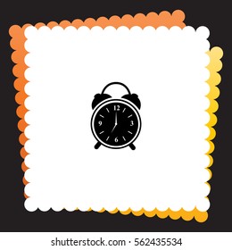 Alarm clock  icon. Vector design.