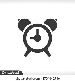 Icono de reloj de alarma eps 10