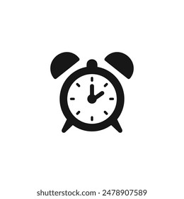 Alarm clock icon vector. EPS 10 editable vector