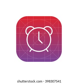alarm clock icon. vector eps10 icon