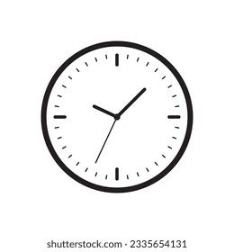 Icono de reloj de alarma. Icono de vector de reloj. Diseño de señales planas de reloj. Pictograma de símbolo de tiempo. icono de interfaz de usuario de UX