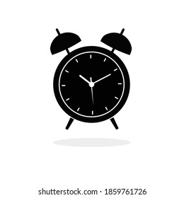 Alarm clock icon and vector graphics