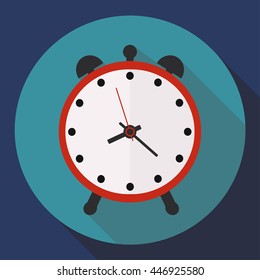 alarm clock icon. Vector graphics