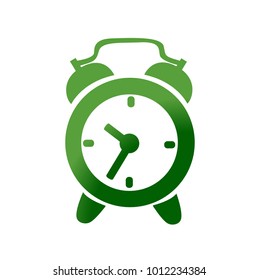 alarm clock icon vector illustration