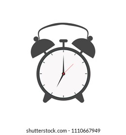 Alarm clock icon. Vector illustration.