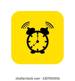 Alarm clock icon vector. Vector illustration.