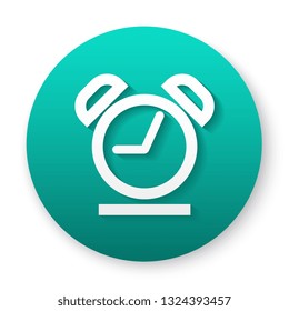 alarm clock icon. vector illustration