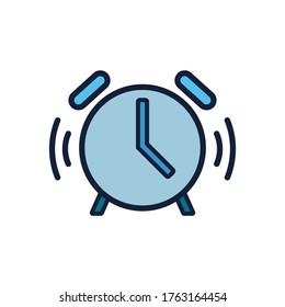 alarm clock icon vector illustration design 