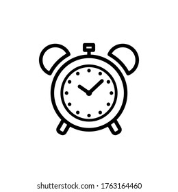 alarm clock icon vector illustration design 