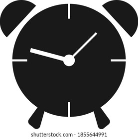 alarm clock icon vector illustration