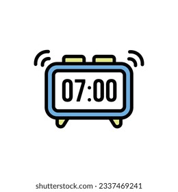 Alarm Clock Icon Vector Illustration