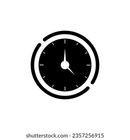 Alarm clock icon vector illustration on a white background