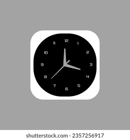 Alarm clock icon vector illustration on a white background