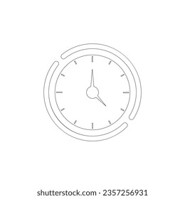 Alarm clock icon vector illustration on a white background