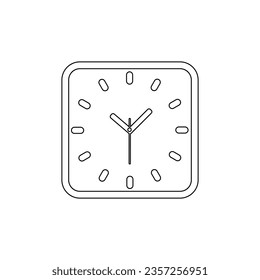 Alarm clock icon vector illustration on a white background