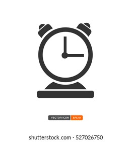 Alarm Clock Icon Vector. Vector Illustration eps.10